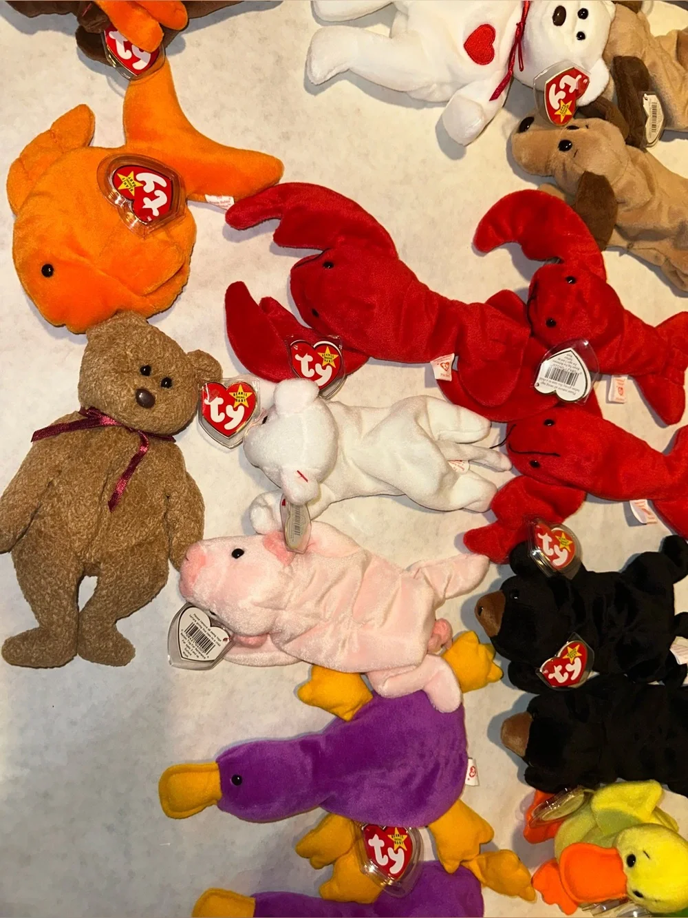 Rare TY Beanie Baby 1993 Bundle of 38